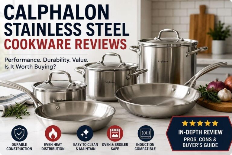 Calphalon stainless steel cookware reviews