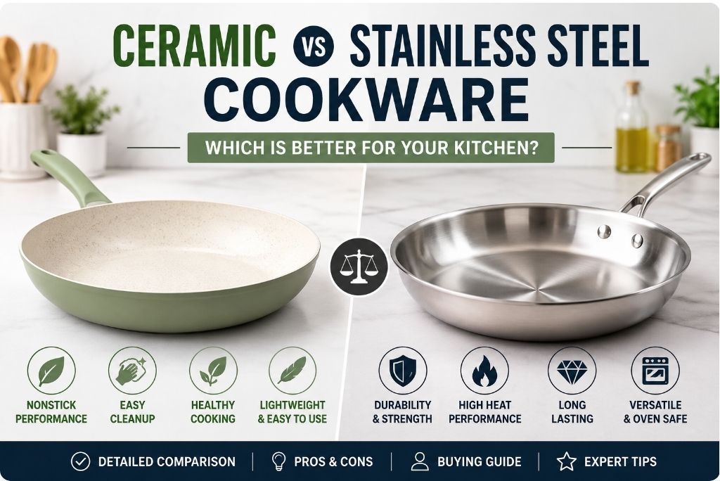 Ceramic vs Stainless Steel Cookware