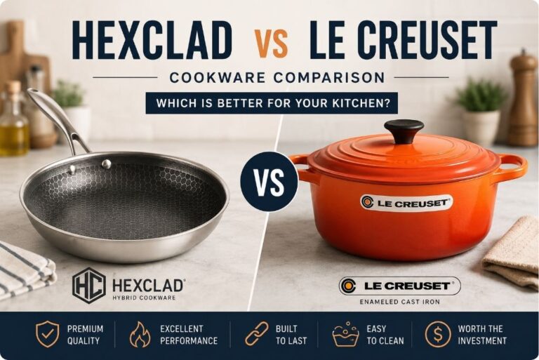 HexClad vs Le Creuset Cookware