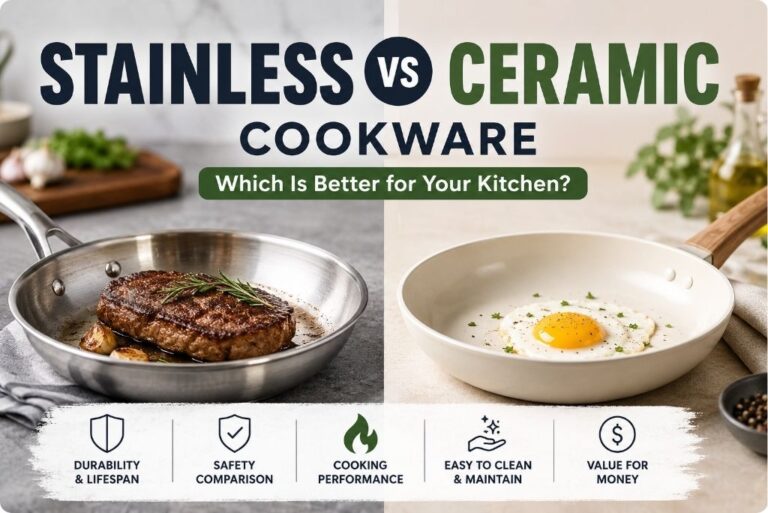 Stainless Steel vs Ceramic Cookware