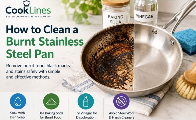 How to Clean a Burnt Stainless Steel Pan
